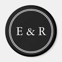 Schwarz mit weißer Hochzeitsdetails