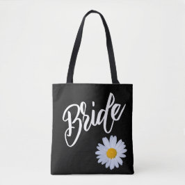 Schwarz mit White Daisy Bride