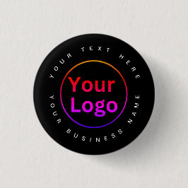Schwarz (Modern Business Logo) Button