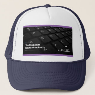 Schwarz-modern Minimalistisch Truckerkappe