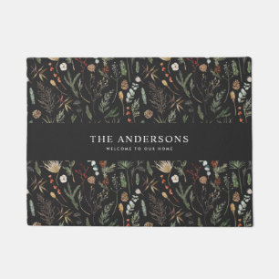 Schwarz, modern und elegant fußmatte