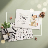 Schwarz-Moderne Skandale elegante Drehbuch Weihnac