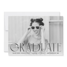 Schwarz | Moderner Abschluss für Foto