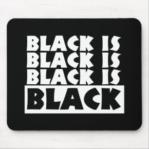 Schwarz Mousepad