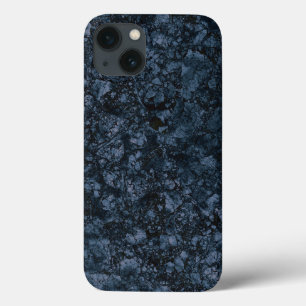 Schwarz-Navy-Blaue Marmorstruktur Case-Mate iPhone Hülle