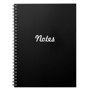 Schwarz-Notebook Notizblock
