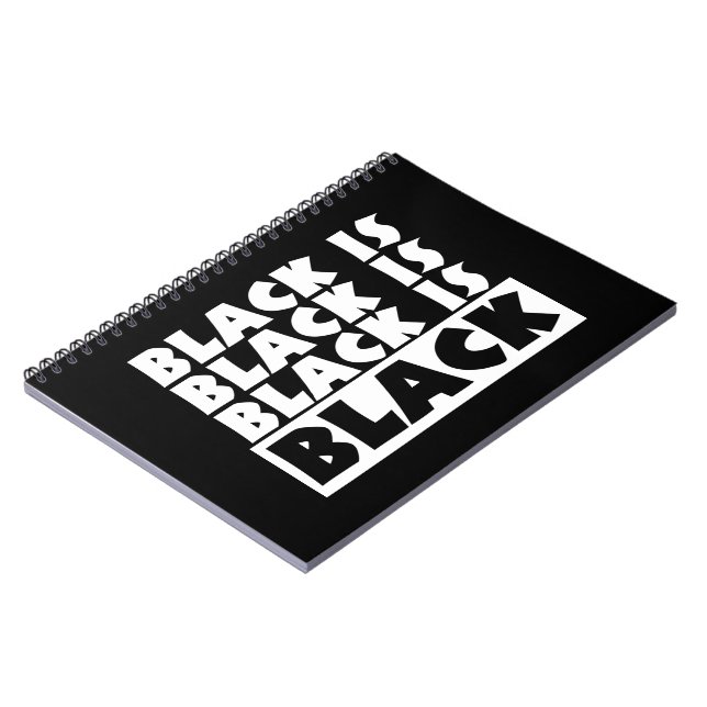 Schwarz Notizblock (Linke Seite)
