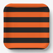 Schwarz-Orange-Halloween-Streifen