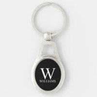 Schwarz-Personalisiert-Monogramm und Name