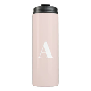 Schwarz-Pink-Weiß-Chic Thermosbecher