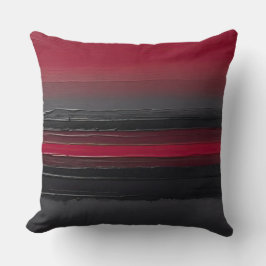 Schwarz-Pinselstrich, fett Kissen