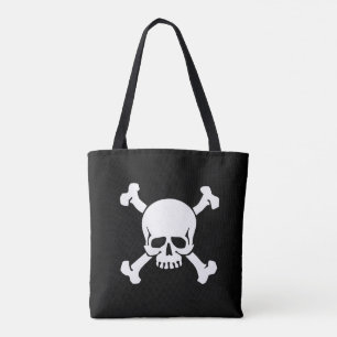 Schwarz, Piraten, Schädel und Kreuzknochen, Flagg