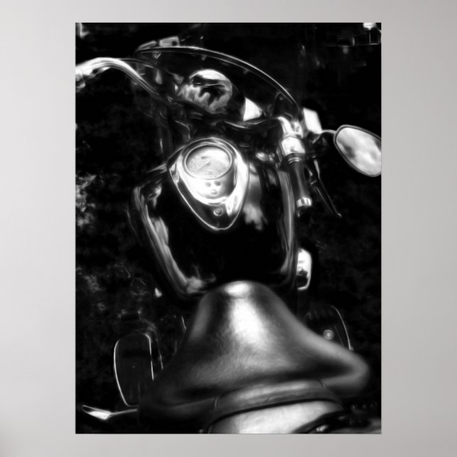 Schwarz Poster (Vorne)