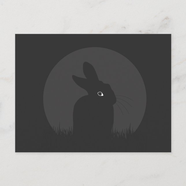 SCHWARZ POSTKARTE (Vorderseite)