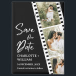 Schwarz Rette unseren Date Foto Booth Wedding Magnet<br><div class="desc">Der Black Rett Our Date Foto Booth Wedding Magnet ist eine kreative und elegante Art, Ihren Hochzeitstag mit einem charmanten Foto Stand Design bekannt zu geben. Mit drei Verlobungen Fotos in einem eleganten Foto-Strip-Layout vor einem auffallenden schwarzen Hintergrund verbindet dieser Magnet den klassischen Stil mit einer Touch Nostalgie. Jeder Foto-Stand...</div>