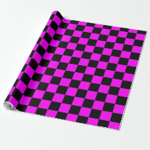 Schwarz + Rosa Karo Prüfmuster