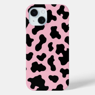 Schwarz & Rosa Kuhfelldruck Case-Mate iPhone Hülle