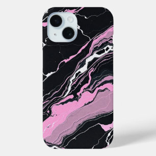 Schwarz-Rosa-Marmor Case-Mate iPhone Hülle