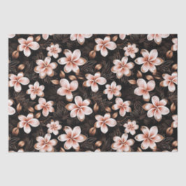 Schwarz Rosa Rose Gold Brautparty Seidenpapier