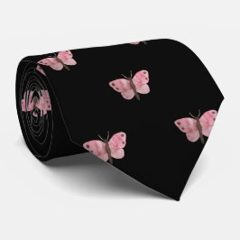 Schwarz-Rosa-Schmetterling Hochzeit Berufliche Arb Krawatte