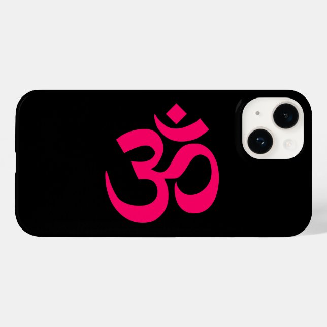 Schwarz-Rosa-Symbol Case-Mate iPhone Hülle (Rückseite (Horizontal))