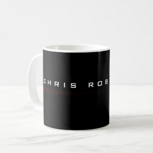 Schwarz Rot attraktiv Charme Minimalistisch Kaffeetasse