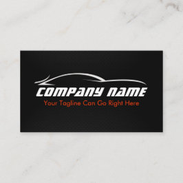 Schwarz, rot, Auto, Auto, Visitenkarte