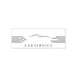 Schwarz-Rot-Autoservice Selbstfärbestempel Permastempel