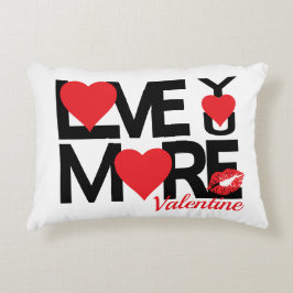 Schwarz-Rot-Liebe Mehr Dekokissen