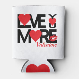 Schwarz-Rot-Liebe Mehr Dosenkühler