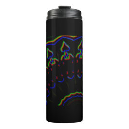 schwarz-rot-MODERN Thermosbecher