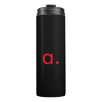 Schwarz-Rot-Monogramm-Anfangsbuchstaben Moderner S