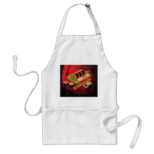 Schwarz & Rot Sushi Koch Schürze