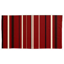 Schwarz, Rot und Weiß Kissenbezug