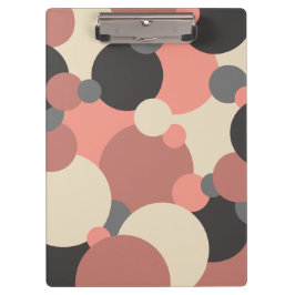 Schwarz-rote Moleküle Zwischenablage Klemmbrett