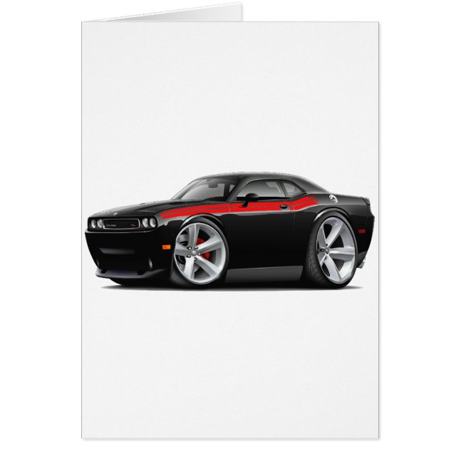 Schwarz-Rotes Auto 2009-11 Herausforderer (Vorne)