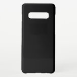 Schwarz Samsung Galaxy S10  Hülle<br><div class="desc">Eine dunkle,  solide Farbe "Schwarz" Samsung Galaxy S10  Case. Dieses Schwarz ist reinschwarz. Klicken Sie auf "Anpassen",  um die Farbe zu ändern oder ein Muster oder Design hinzuzufügen. Produktcode: #000000</div>
