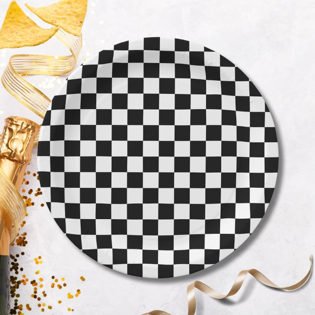 Schwarz-Schachtel-Teller Pappteller (Von Creator hochgeladen)