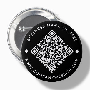 Schwarz Schaltfläche für benutzerdefinierten QR- Button