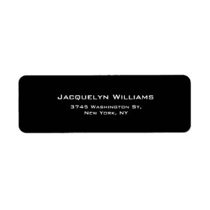 Schwarz Schlicht Elegant Zeitgenössisch einzigarti