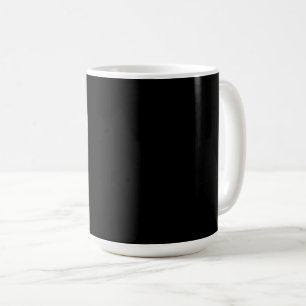 Schwarz, schlicht elegante Tasse
