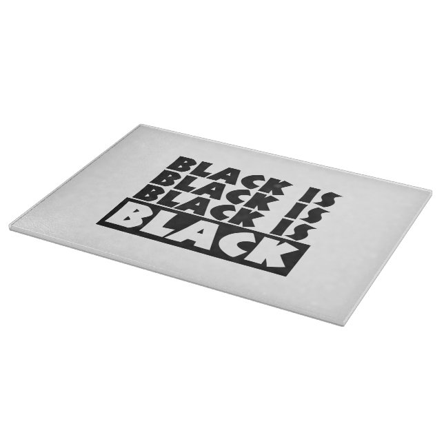 Schwarz Schneidebrett (Ecke)