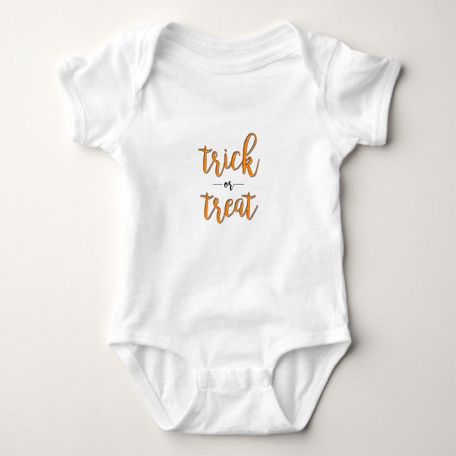 Schwarz, schwarz, schwarz, halloween baby strampler (Vorderseite)