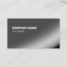 Schwarz-Schwarz-Weiß-Schatten und Strahlen Visitenkarte