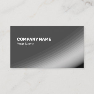 Schwarz-Schwarz-Weiß-Schatten und Strahlen Visitenkarte