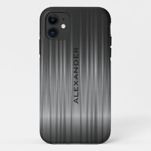 Schwarz-Shiny-Carbon-Fiber-Look Case-Mate iPhone Hülle