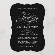 Schwarz-Silber-Elegant-Kalligrafie-Hochzeit