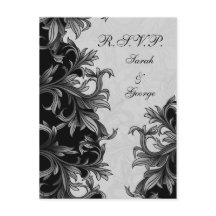 Schwarz-Silber-Grau-Blüh