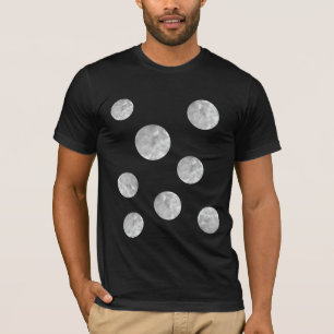 Schwarz-Silber-T - Shirt