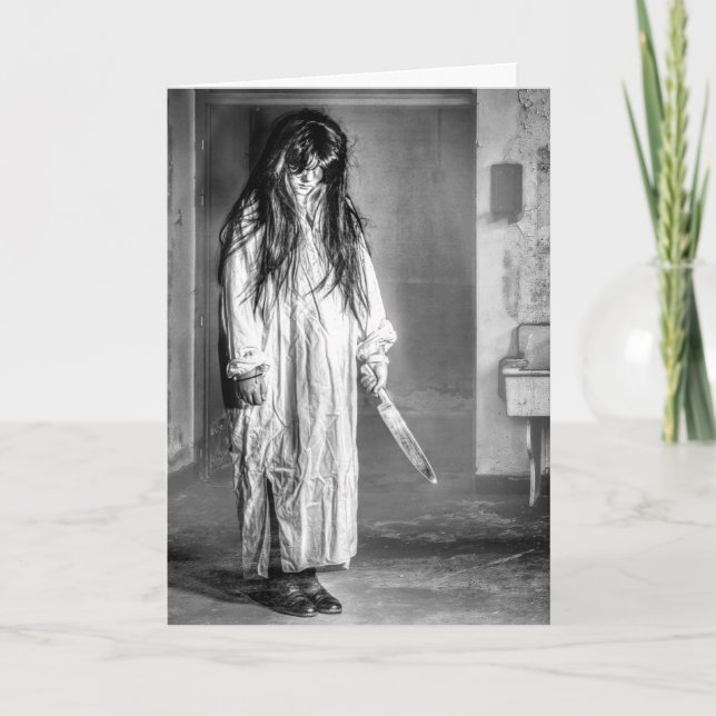 Schwarz-Spaß-Karte Karte (Vorderseite)